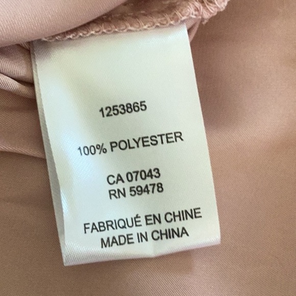 Rachel Zoe Pink Long Sleeve Pleated Shoulders Poet Sleeves Ruffled Neck Blouse S - Picture 7 of 8